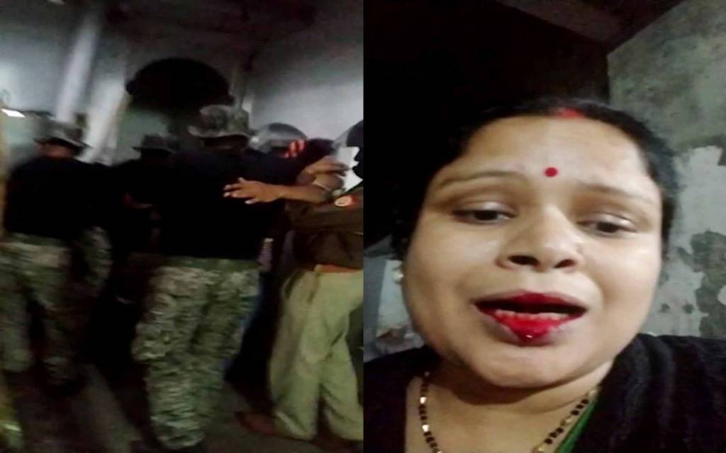 वाराणसी: अतिक्रमण हटाने गये निगम दस्ते ने घर में घुसकर फोड़ा महिला का मुंह, वीडियों वायरल!