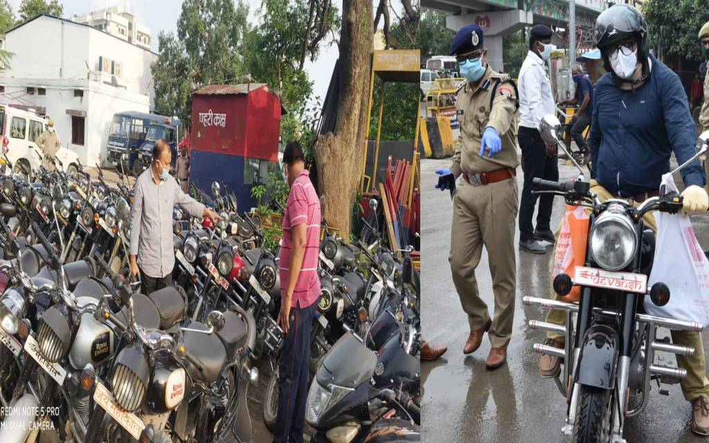वाराणसी: शानोशौकत दिखाने में बुलेट की सवारी पड़ेगी भारी, 90 सीज और 326 का कटा चालान