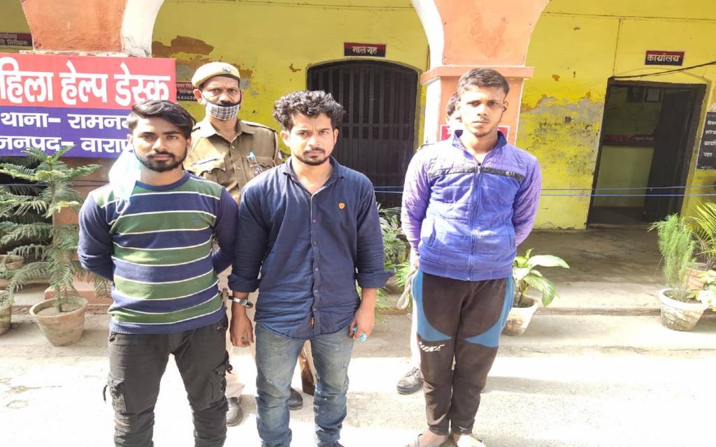 रामनगर चौक के समीप हत्यारबंद बदमाशों को किया पुलिस ने गिरफ्तार, असलहा, कारतूस भी हुआ बरामद