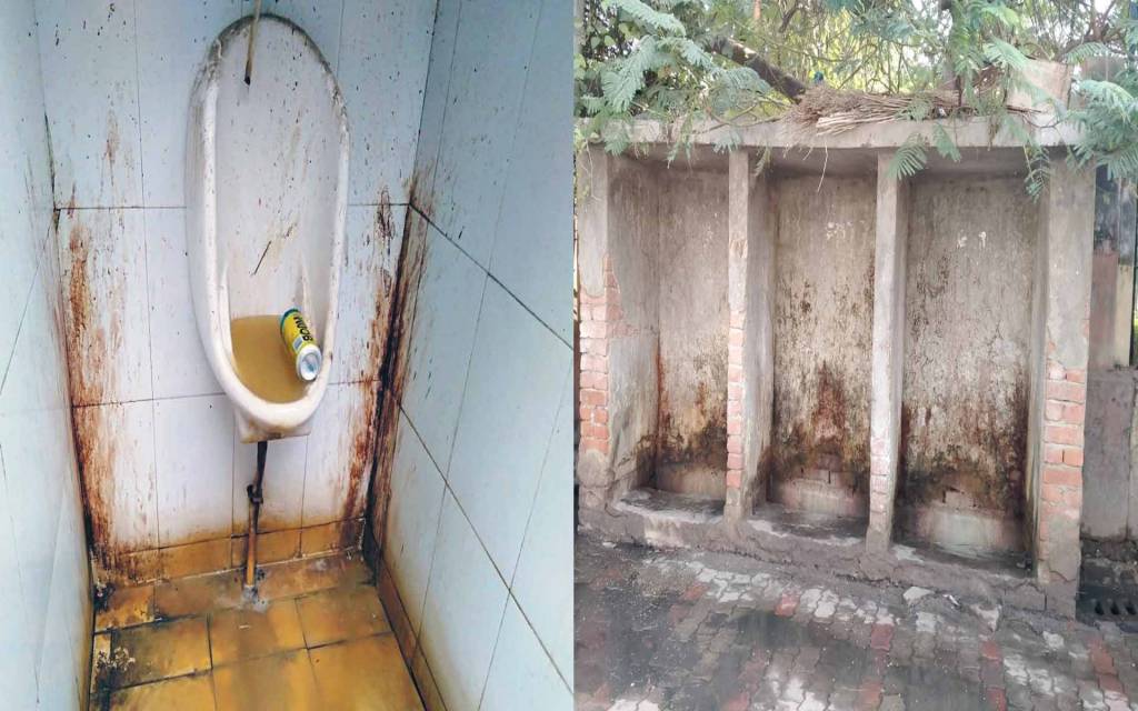 वाराणसी: कुछ ऐसा है स्मार्ट सिटी का मूत्रालय, कागज पर हुआ सब कुछ स्मार्ट लेकिन हकीकत में रह गया डार्क