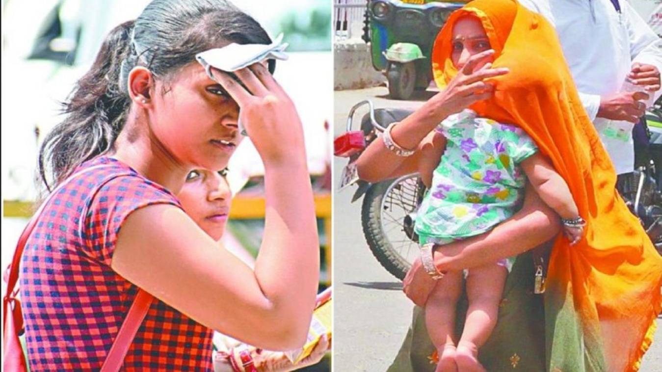 कल शाम हुई हलकी बारिश के बाद फिर चढ़ा पारा, उमस ने छुड़ाये पसीनें 