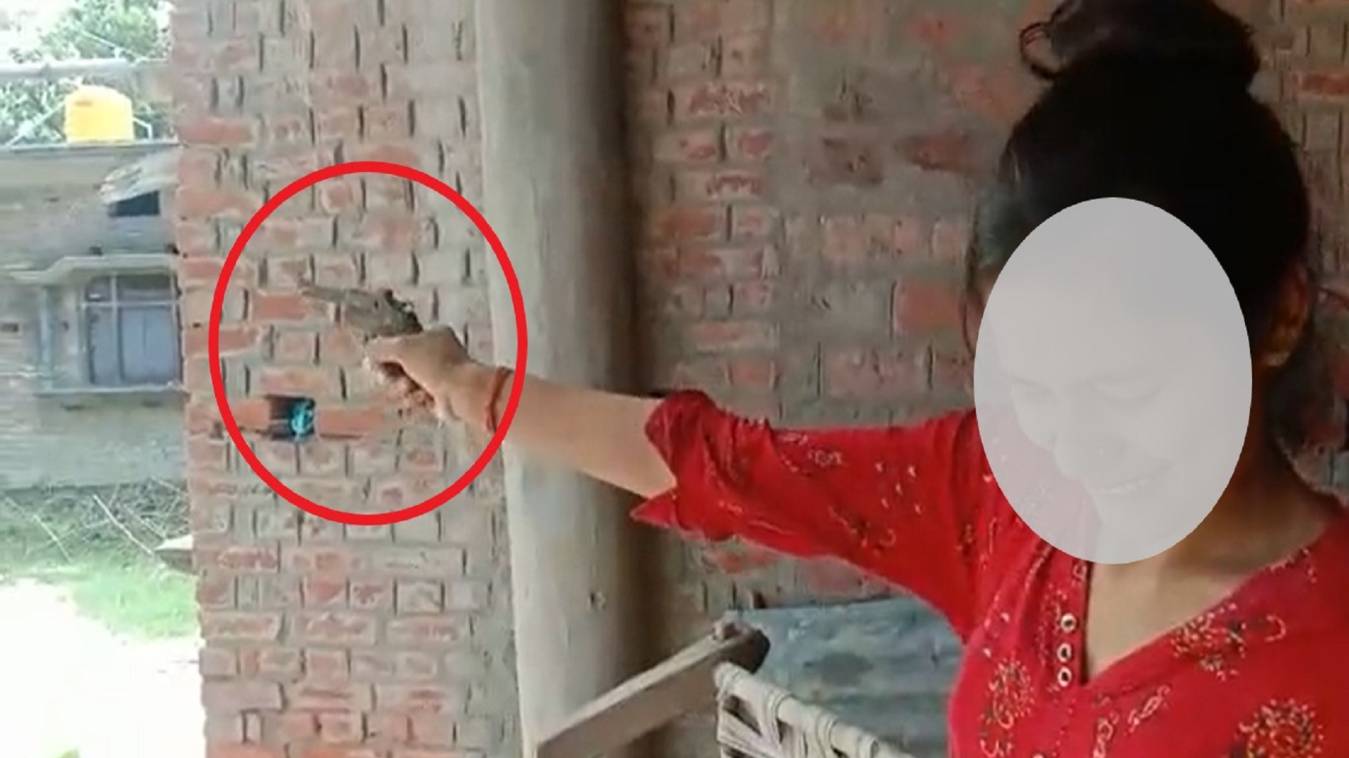 युवती ने तमंचा लहराकर की फायरिंग, वीडियो वायरल होने के बाद पुलिस ने हिरासत में लिया