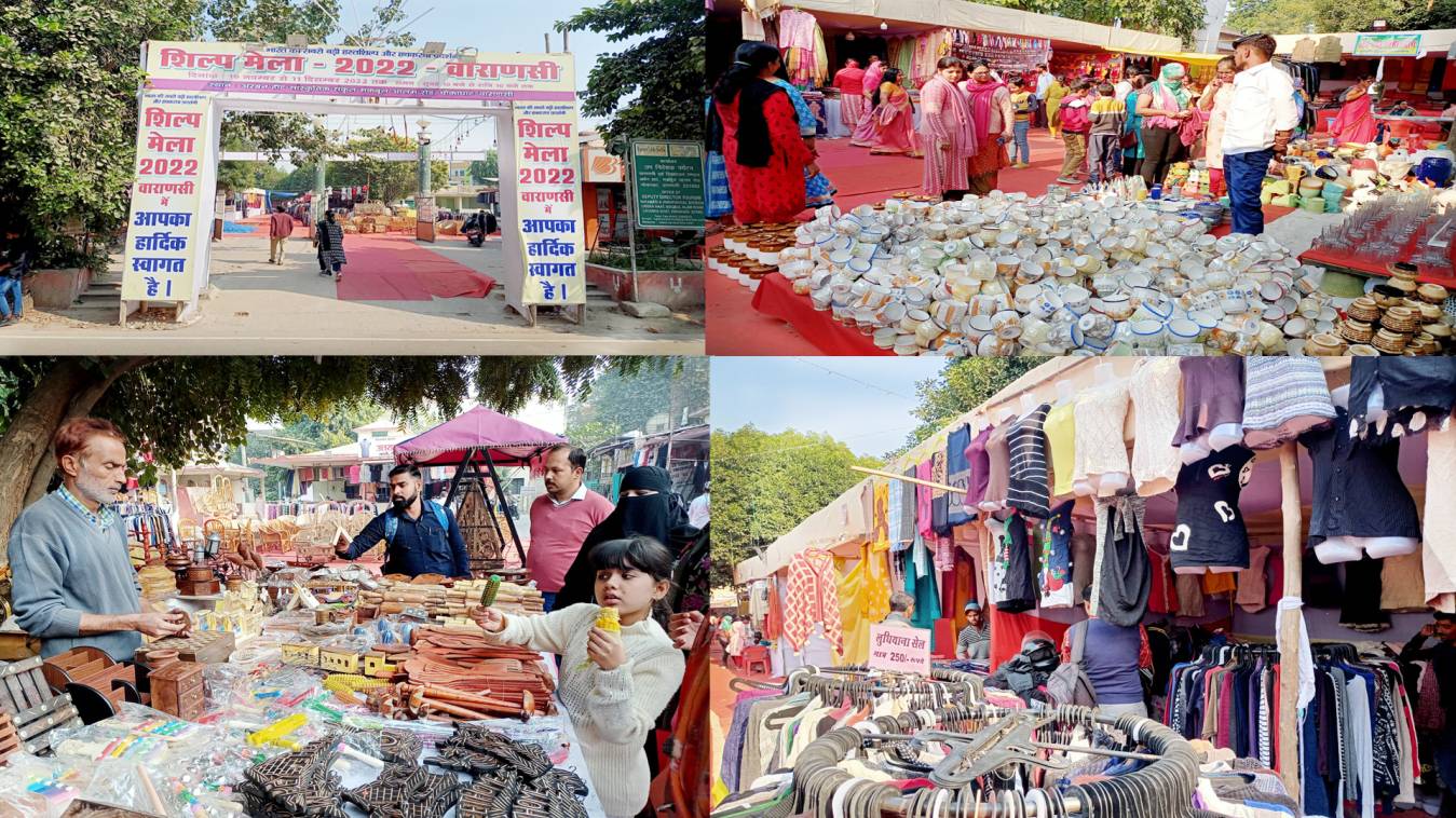 लुभा रहा शिल्प मेला, ग्राहकों की उमड़ रही भीड़