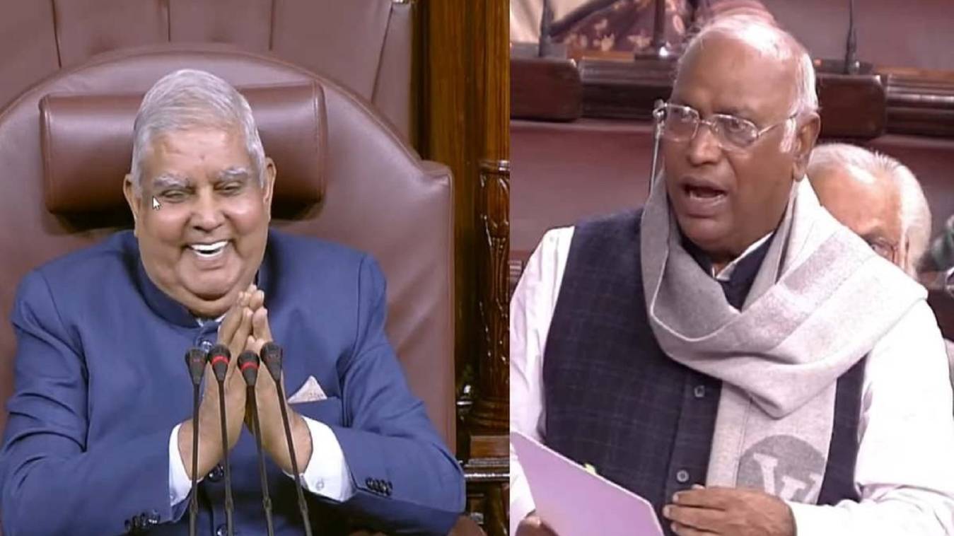 खड़गे ने खोला सभापति जगदीप धनकड़ का ऐसा राज, सदन ने लगाए ठहाके
