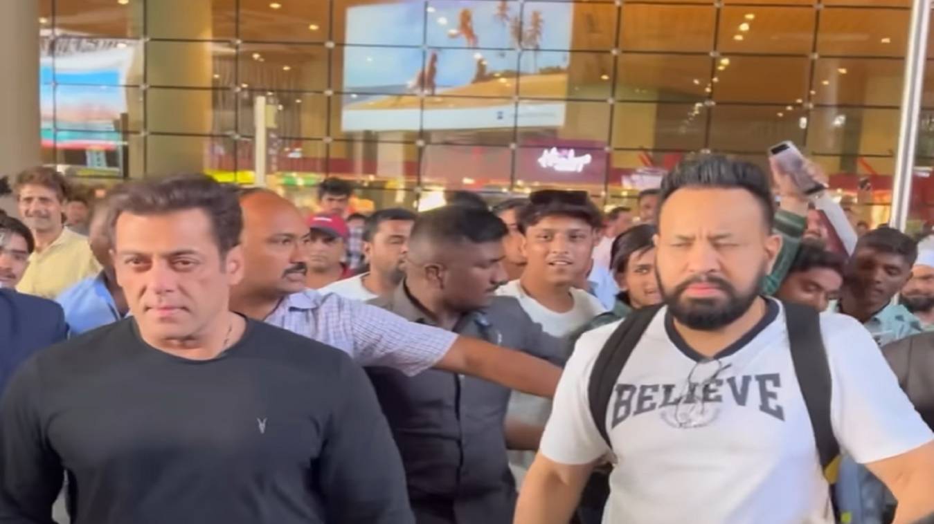 सलमान खान से हाथ मिलाने आए फैन को बॉडीगार्ड शेरा ने दिया धक्का, बर्ताव के लिए ट्रोल हुए भाईजान 