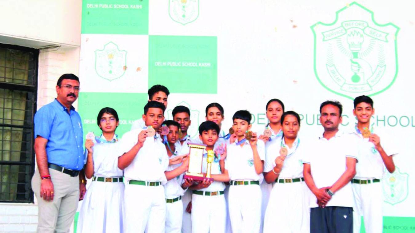 डीपीएस काशी को 7 स्वर्ण सहित 12 पदक