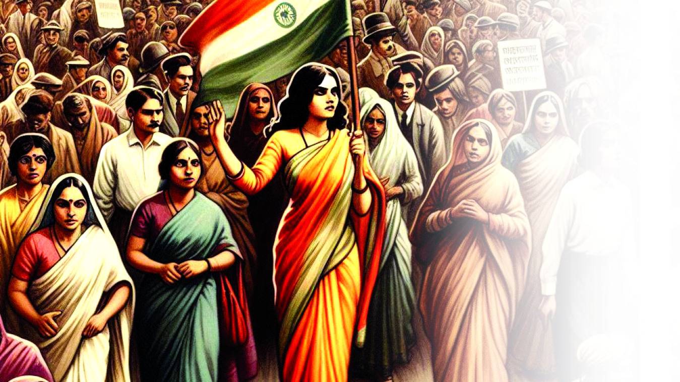 आधी आबादी अब मांगे पूरी आजादी...