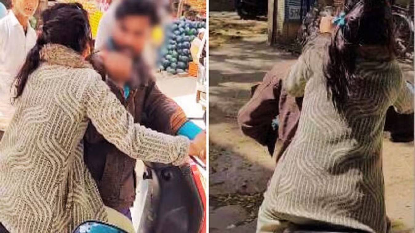 बीच सड़क पर प्रेमी-प्रेमिका का हाइ वोल्टेज ड्रामा, जानें पूरा मामला 