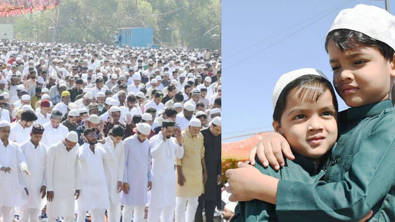  हर तरफ छाया ईद का उल्लास... दुआ में उठे हाथ
