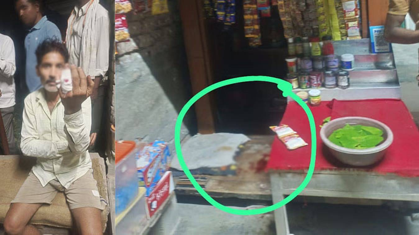 बाइक सवार मनबढ़ युवक ने पान विक्रेता को गोली मारी