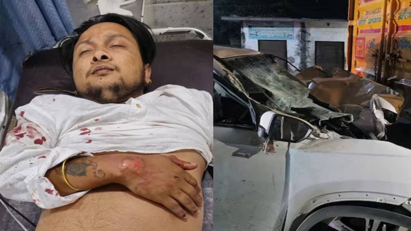 इंडियन आइडल 12 के विजेता पवनदीप राजन सड़क हादसे में घायल, गजराैला हाईवे पर कैंटर में घुसी कार