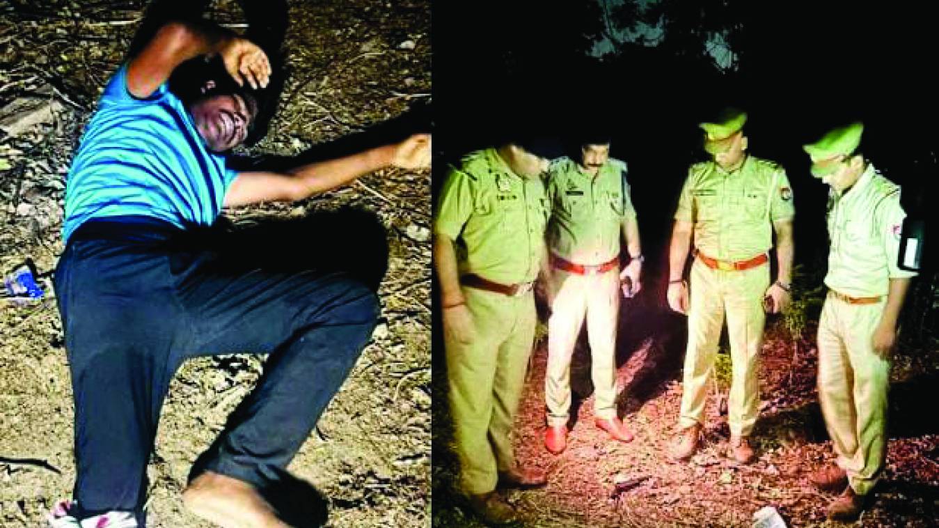 देर रात पुलिस और बदमाशों के बीच तड़तड़ाई गोलियां