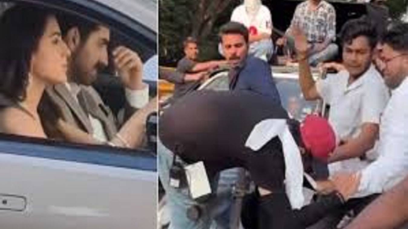 प्रयागराज में आयुष्मान-सारा की फिल्म की शूटिंग में बवाल, क्रू मेंबर से मारपीट का वीडियो वायरल