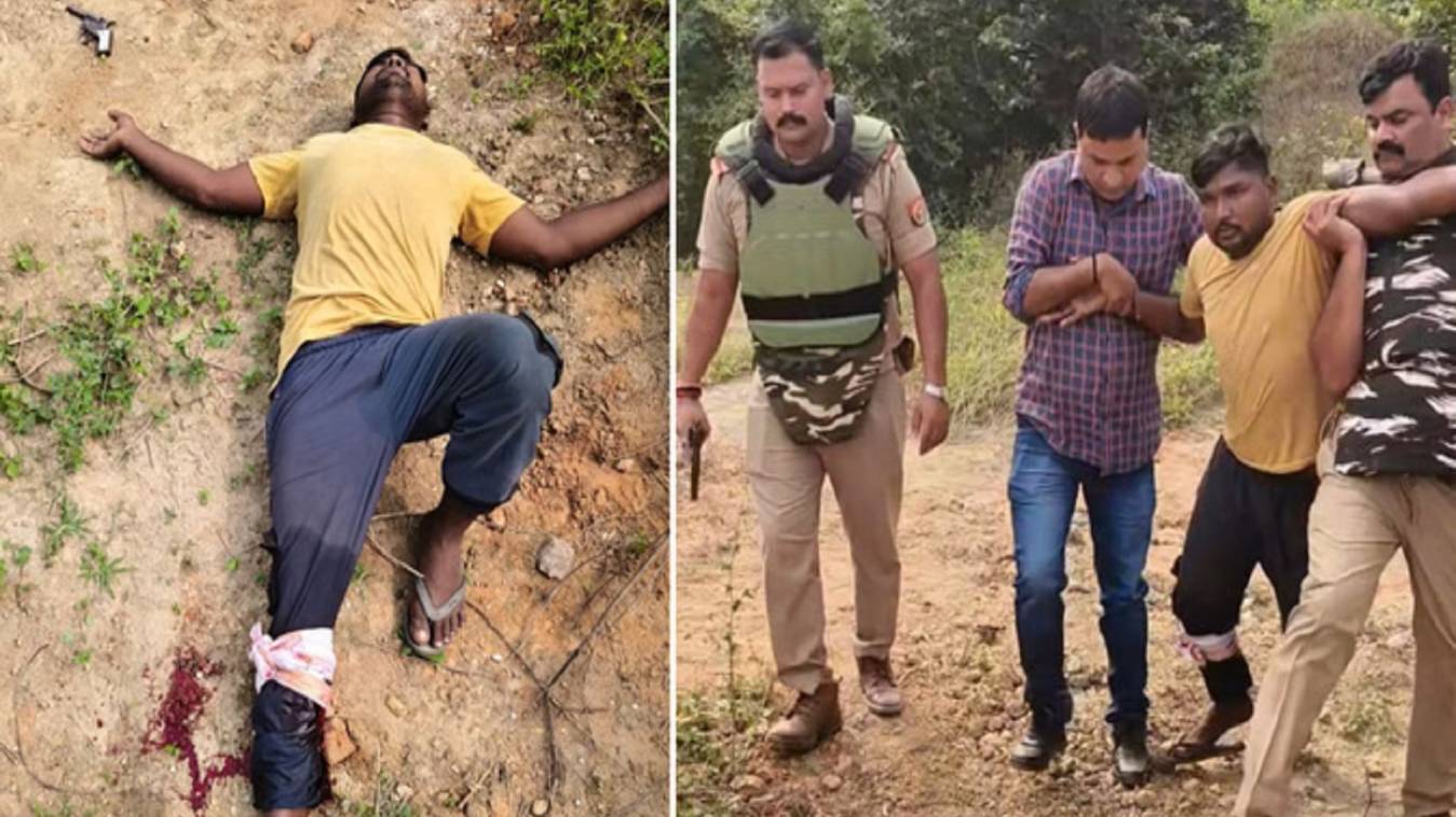वाराणसी में मुठभेड़: पशु तस्कर गोलू नट गिरफ्तार, पैर में गोली लगने से घायल