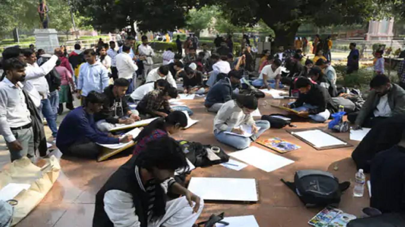 काशी तमिल संगमम - 4: बीएचयू में पोस्टर प्रतियोगिता के जरिए झलकी ‘अनेकता में एकता’