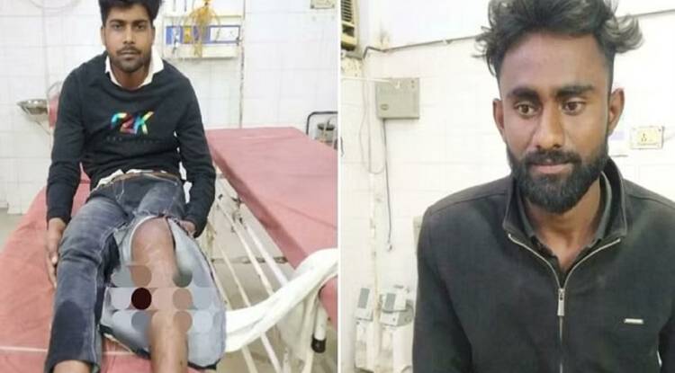 Jaunpur: पुलिस मुठभेड़ में 2 बदमाश गिरफ्तार, दोनों के पैर में लगी गोली 