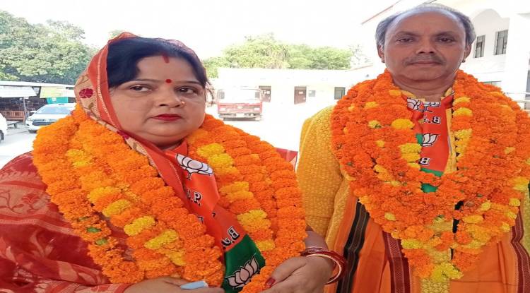 गंगापुर नगर पंचायत अध्यक्ष पद पर बनीं BJP की स्नेहलता सेठ, घोषणा बाकी