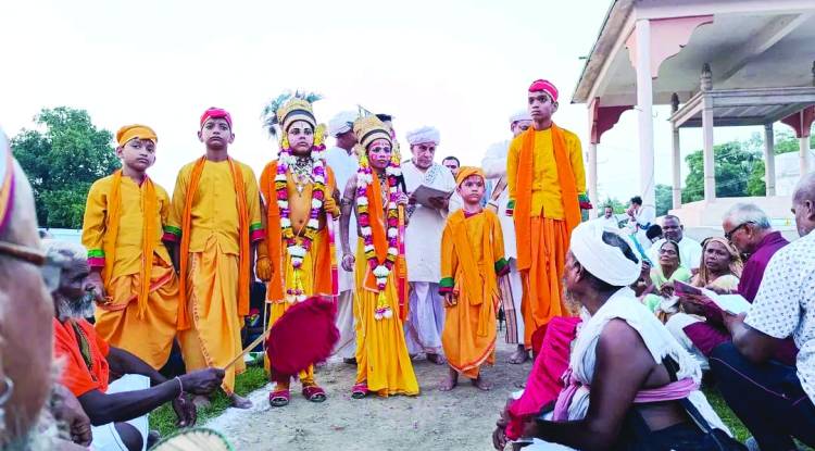 राम को देख कर श्री जनक नंदिनी, मंत्रमुग्ध रह गयी