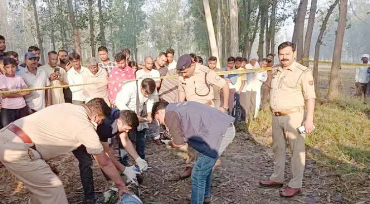 खेत में मिला युवक का लहूलुहान शव, हत्या की आशंका