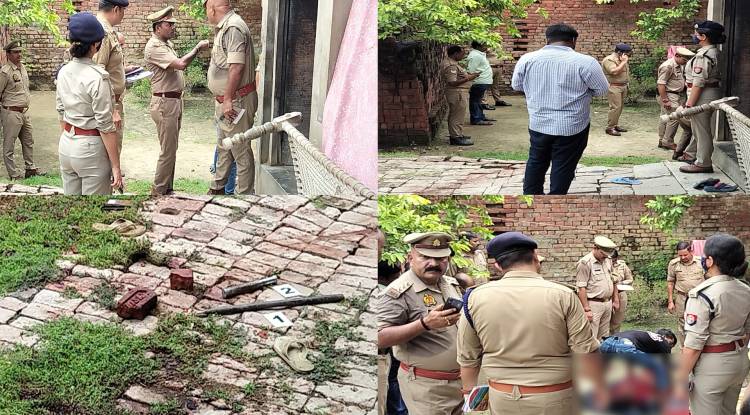 संपत्ति विवाद में बेटे ने पत्नी के साथ मिलकर पिता-बहन की हत्या, ईंट- पत्थर से सिर कूचकर वारदात को अंजाम