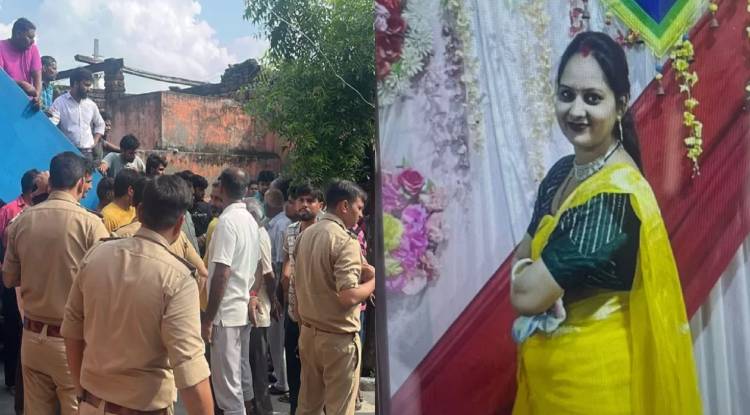 गाजियाबाद में पति ने पत्नी की गला रेतकर हत्या, झगड़े के बाद दिया वारदात को अंजाम, आरोपी फरार