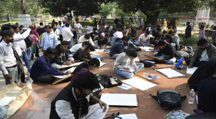 काशी तमिल संगमम - 4: बीएचयू में पोस्टर प्रतियोगिता के जरिए झलकी ‘अनेकता में एकता’