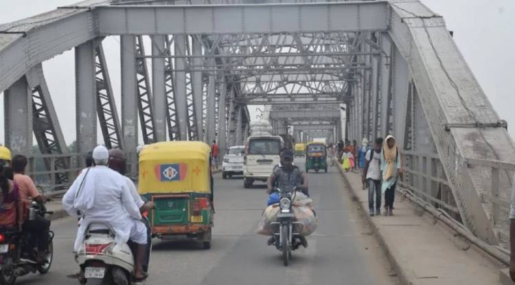 राजघाट पुल 25 दिन रहेगा बंद, ट्रैफिक डायवर्जन लागू