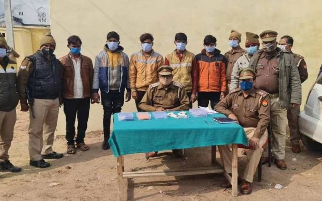 जौनपुर में पुलिस और बदमाशों के बीच मुठभेड़,पांच गिरफ्तार और दो फरार