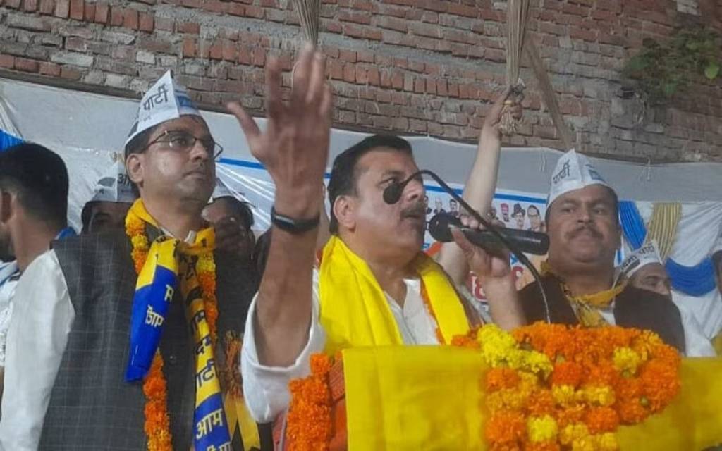 Mirzapur: चुनाव जीते तो लागू करेंगे दिल्ली का फ्री मॉडल, बोले- आप नेता संजय सिंह