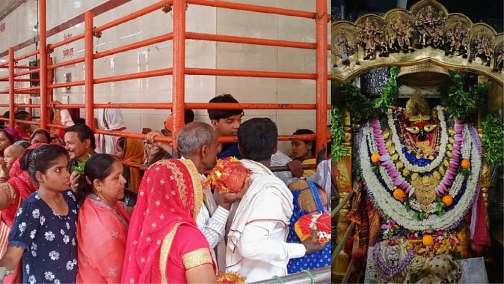 गुप्त नवरात्र की पंचमी पर एक लाख भक्तों ने किया मां विंध्यवासिनी का दर्शन