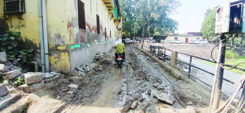 हुजूर देखिए ! मैं पुष्कर तालाब को जाने वाली सड़क हूं