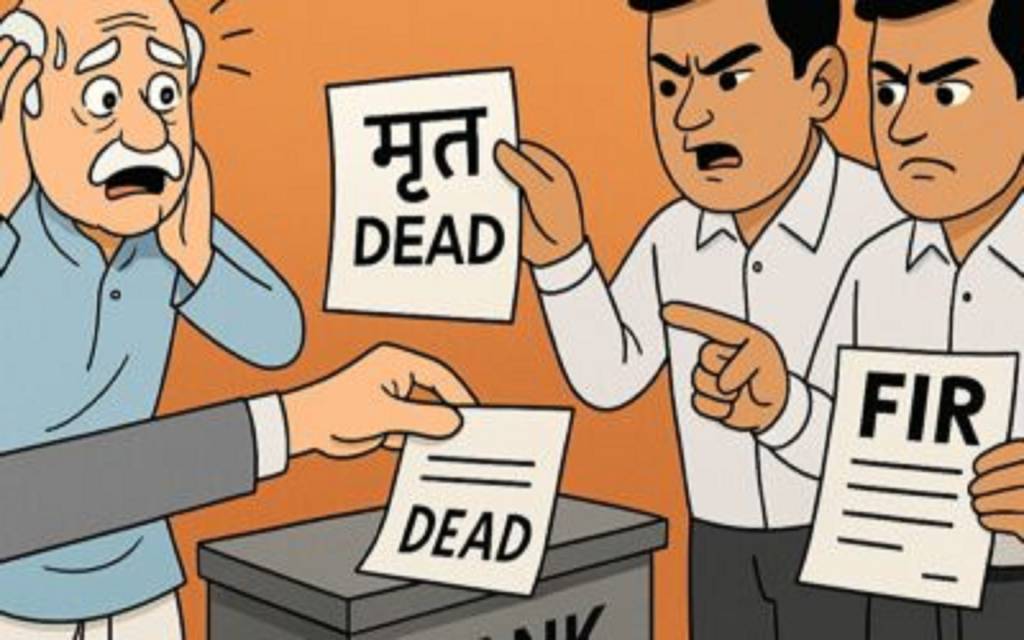 रिश्वत न मिलने पर जिंदा बुजुर्ग को मृत दिखाकर रोकी पेंशन, ADO-ग्राम विकास अधिकारी पर केस दर्ज
