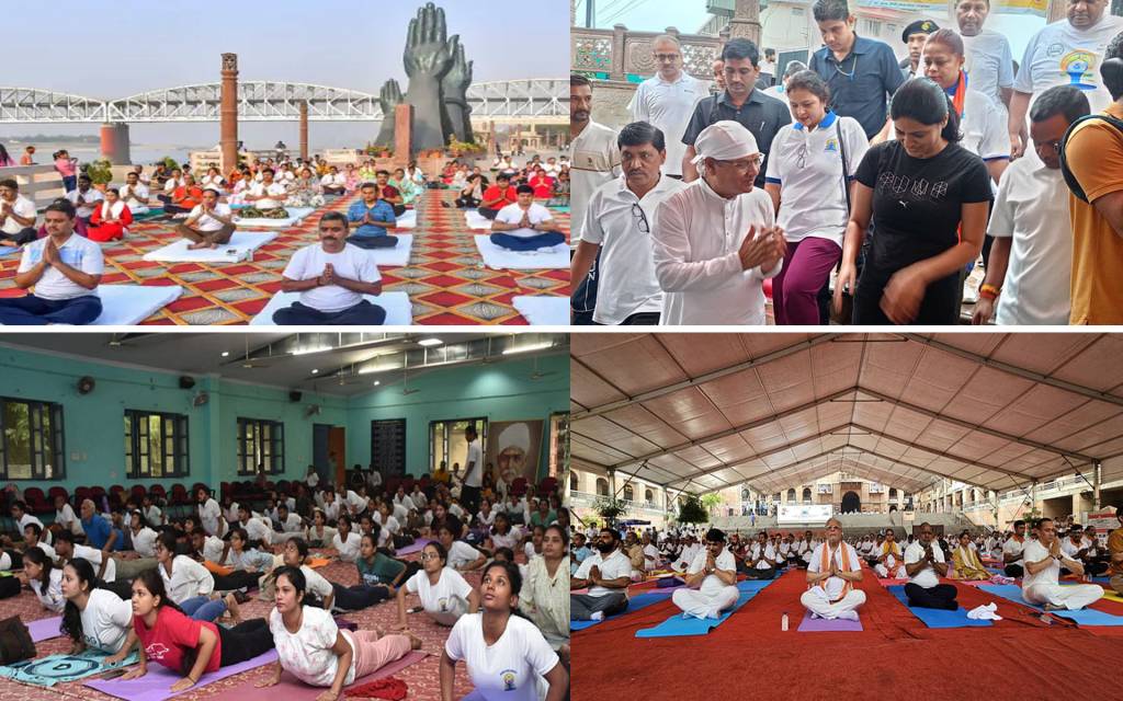 अंतरराष्ट्रीय योग दिवस पर योगमय हुई काशी, लोगों में उत्साह