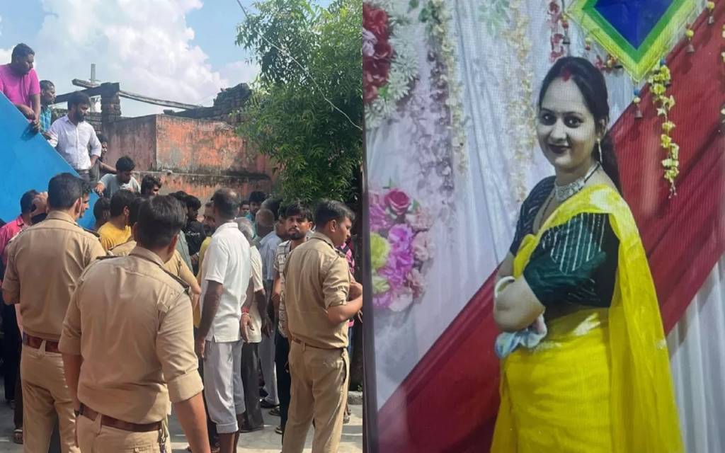 गाजियाबाद में पति ने पत्नी की गला रेतकर हत्या, झगड़े के बाद दिया वारदात को अंजाम, आरोपी फरार