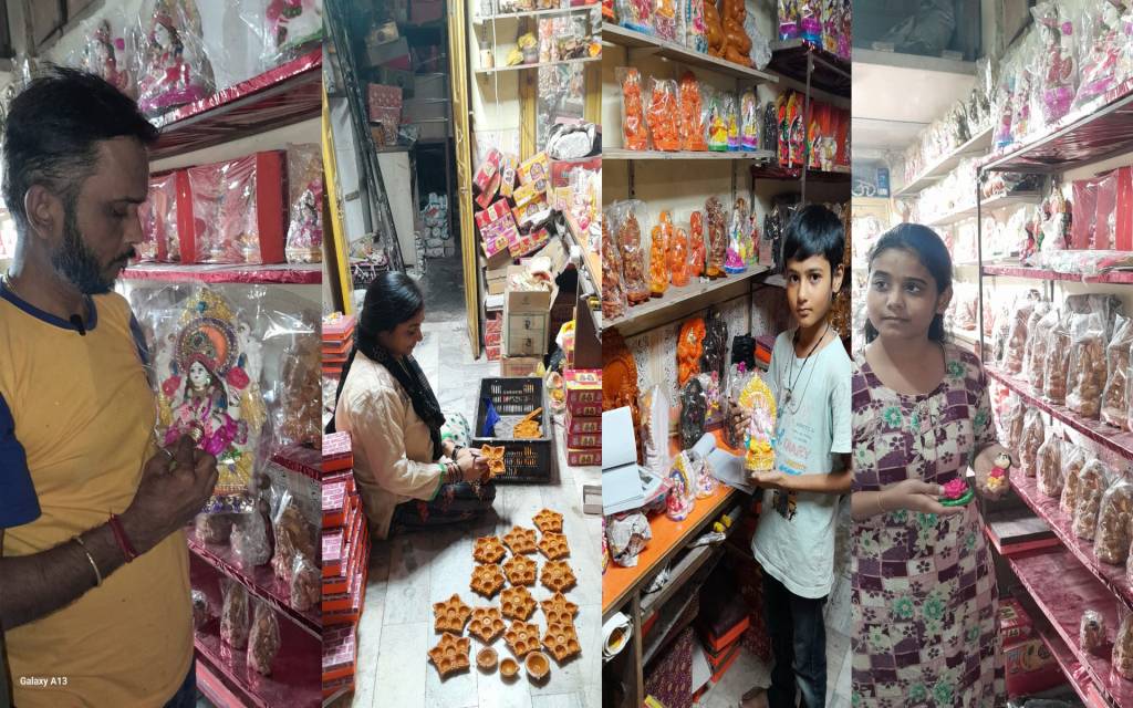 फैंसी डिजाइनर व टेराकोटा के दीयों की डिमांड बढ़ी