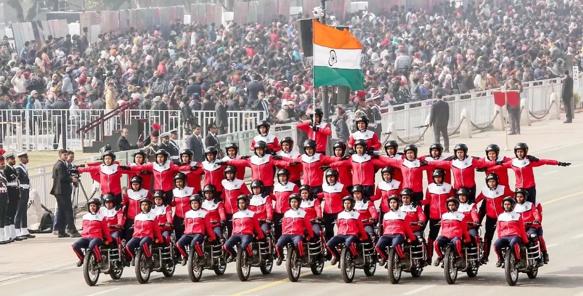 महिला सशक्तिकरण की थीम पर गणतंत्र दिवस परेड, पुलिस आयुक्त ने किया निरीक्षण