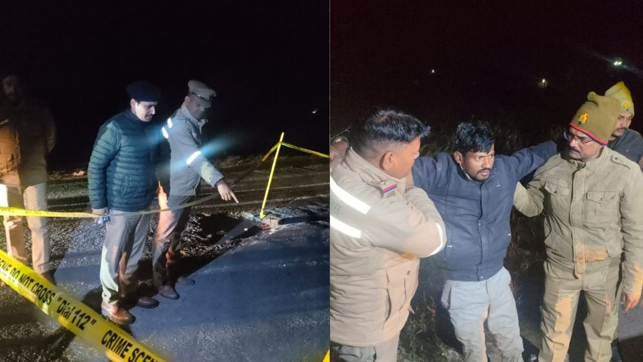 सोनभद्र में गो-तस्करों से पुलिस की मुठभेड़, दो बदमाश गोली लगने से घायल