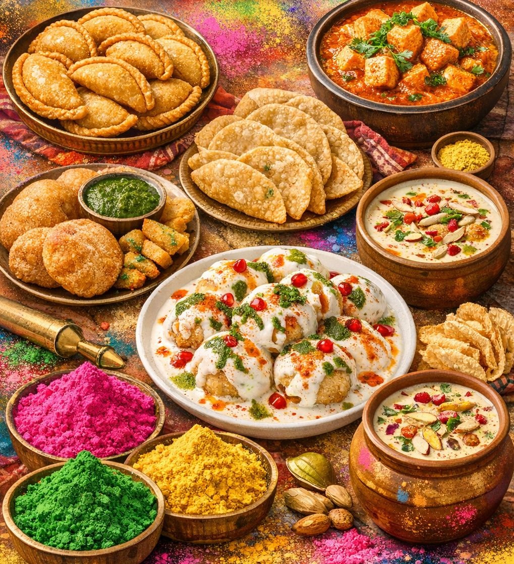 रंगों के साथ स्वाद का तड़का: होली पर बनाएं ये 5 ट्रेडिशनल डिशेज, गुजिया से दही भल्ले तक हर पकवान बनाएगा त्योहार खास