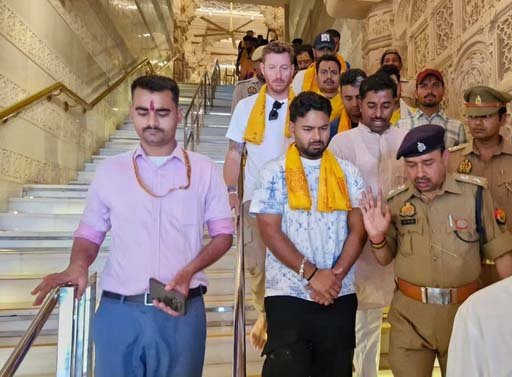 आईपीएल से पहले LSG का धार्मिक दौरा: अयोध्या में रामलला के दर्शन कर टीम ने लिया आशीर्वाद