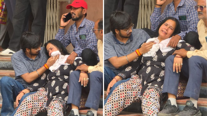 हत्याकांड की तस्वीरें: सिर-सीने में लगीं 4 गोलियां, यूपी कॉलेज में दिनदहाड़े फायरिंग से छात्र की मौत