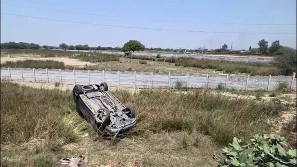 कार-बाइक की जोरदार टक्कर: दंपत्ति और डेढ़ साल का मासूम घायल, NH-31 पर अफरा-तफरी