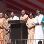 लखनऊ में भाजपा का शक्ति प्रदर्शन: महिला आरक्षण बिल को लेकर ‘जन आक्रोश पदयात्रा’, सीएम योगी भी शामिल