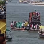 नाव पर डीजे और बीयर: वायरल वीडियो के बाद कार्रवाई, अस्सी घाट से पकड़ा गया युवक