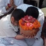 हरिद्वार में नम आंखों के बीच हुआ प्रतीक यादव का अस्थि विसर्जन