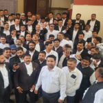 लखनऊ लाठीचार्ज के विरोध में वाराणसी में ठप रहा न्यायिक कामकाज