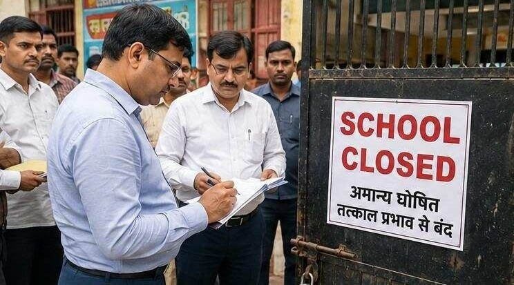 बिना मान्यता चल रहे 18 विद्यालय बंद