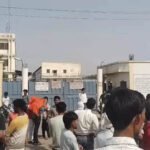 कानपुर में बिस्कुट फैक्ट्री के मजदूरों का प्रदर्शन, वेतन और सुरक्षा सुविधाओं को लेकर हड़ताल