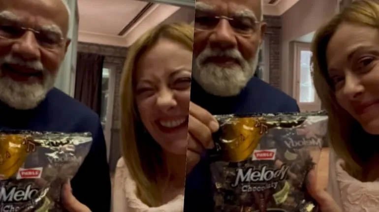 रोम में मोदी–मेलोनी की ‘मेलोडी’ मुलाकात, तोहफा बना चर्चा का केंद्र