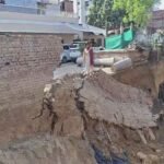 वाराणसी: नरिया में निर्माणाधीन होटल की दीवार गिरने से मजदूर गंभीर रूप से घायल, ट्रॉमा सेंटर में इलाज जारी