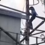 मऊ: प्रेम विवाह की जिद में टावर पर चढ़ी युवती, पुलिस की समझाइश के बाद उतरी नीचे